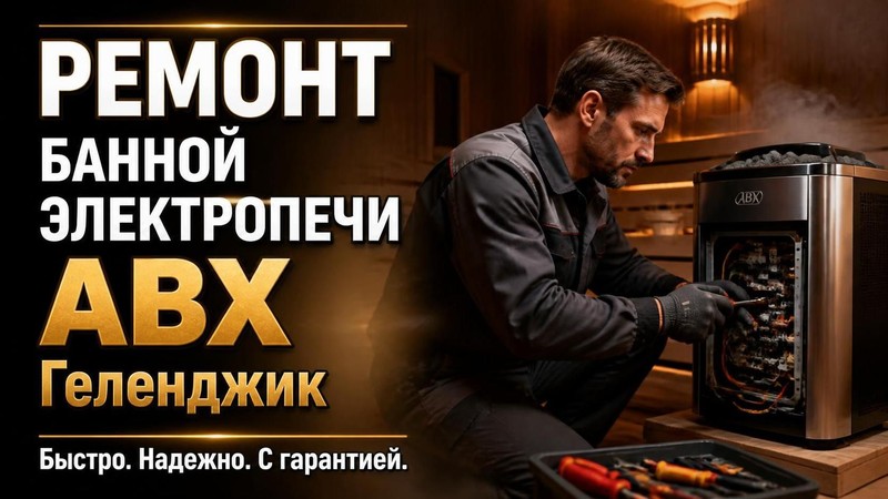 Ремонт банной электропечи ABX