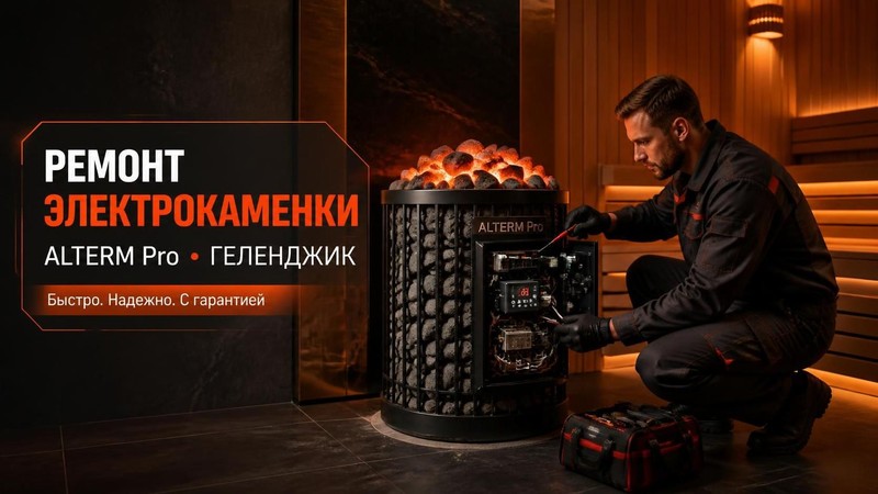 Ремонт электрокаменки ALTERM Pro