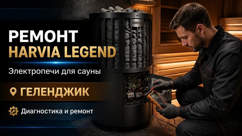 Ремонт электропечи Harvia Legend