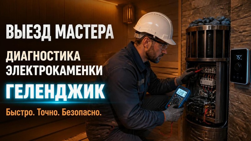 Выезд мастера, диагностика электрокаменки