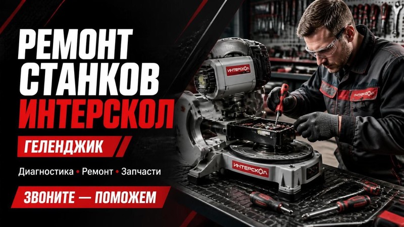 Ремонт станков Интерскол — Сергей, фото