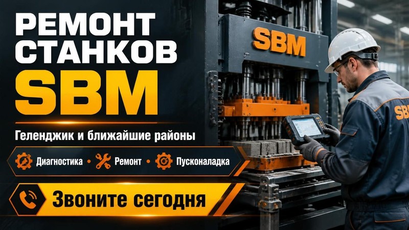 Ремонт станков SBM — Николай, фото