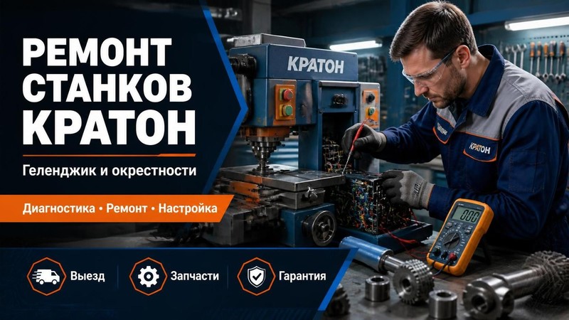 Ремонт станков КРАТОН
