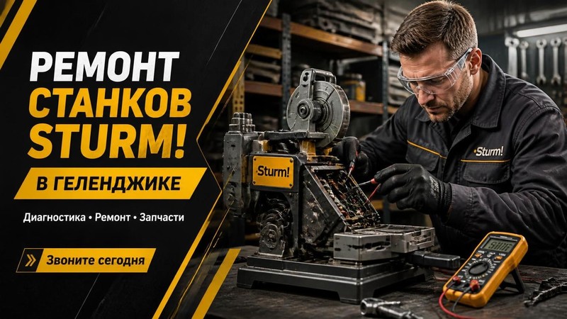 Ремонт станков Sturm!