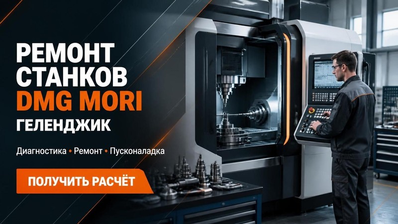 Ремонт станков DMG MORI