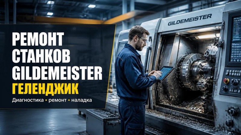 Ремонт станков Gildemeister