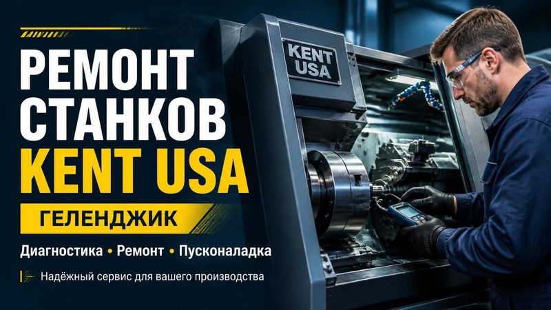Ремонт станков Kent USA