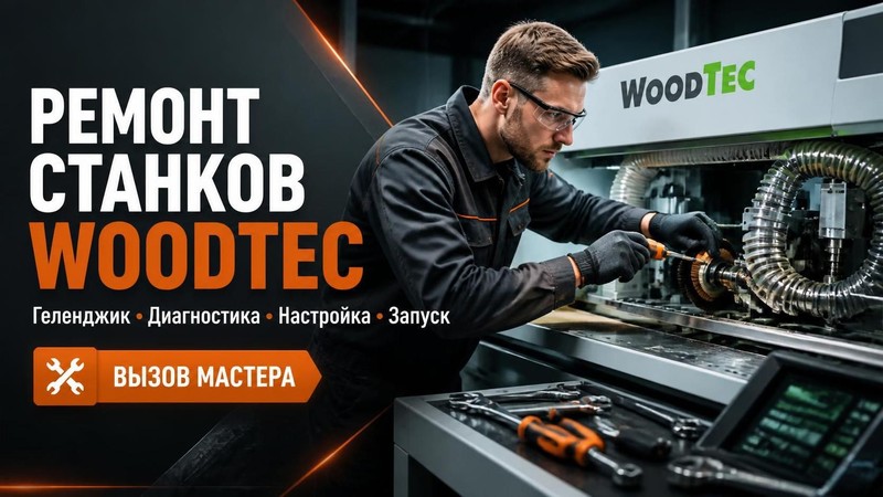 Ремонт станков WoodTec