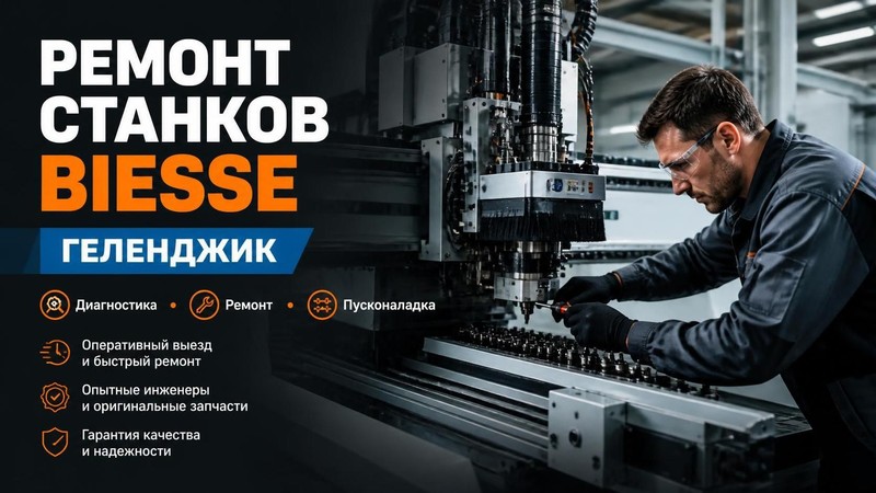 Ремонт станков Biesse — Владимир, фото