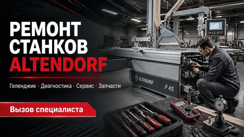 Ремонт станков Altendorf GmbH