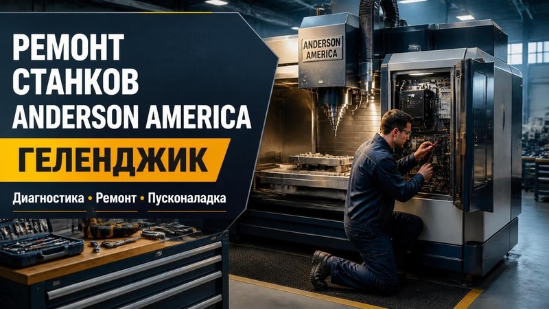 Ремонт станков Anderson America