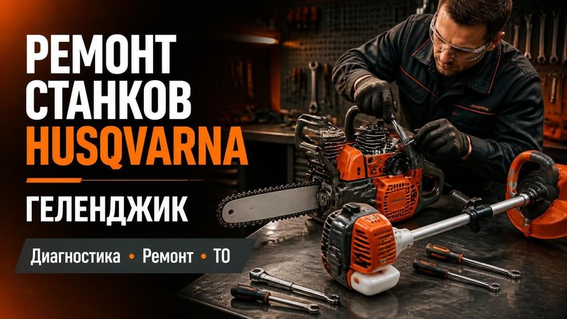 Ремонт станков Husqvarna