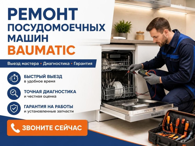 Ремонт посудомоечных машин Baumatic