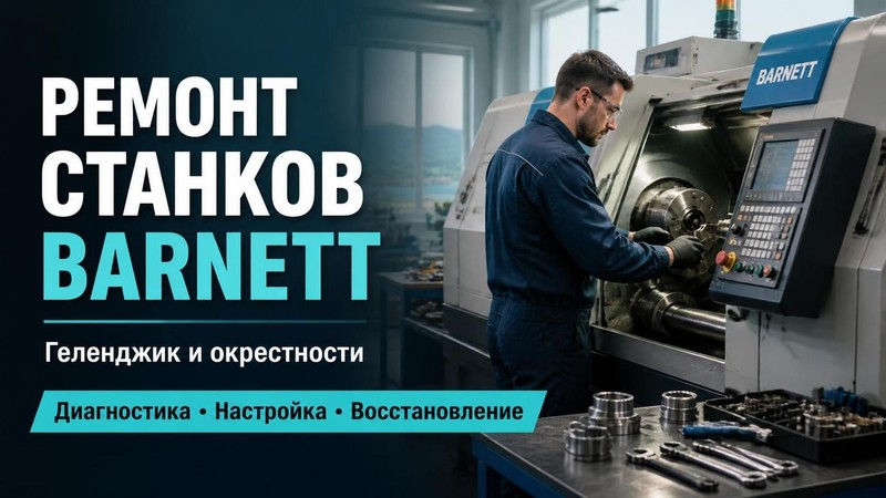 Ремонт станков Barnett