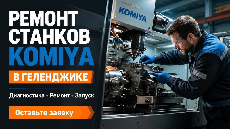 Ремонт станков KOMIYA
