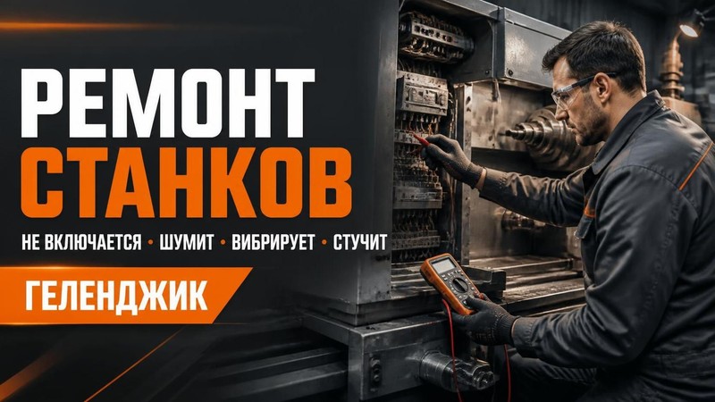 Ремонт станков: не включается, шумит, вибрирует, стучит
