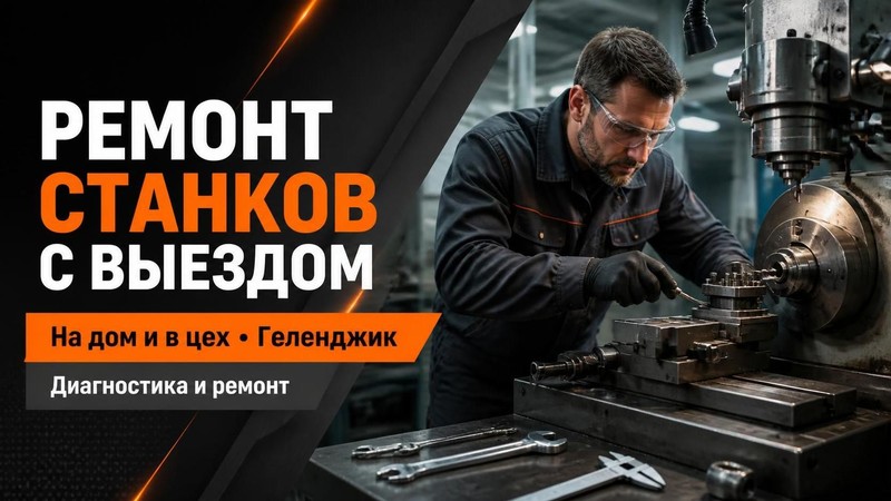Выезд мастера по ремонту станков на дом и в цех