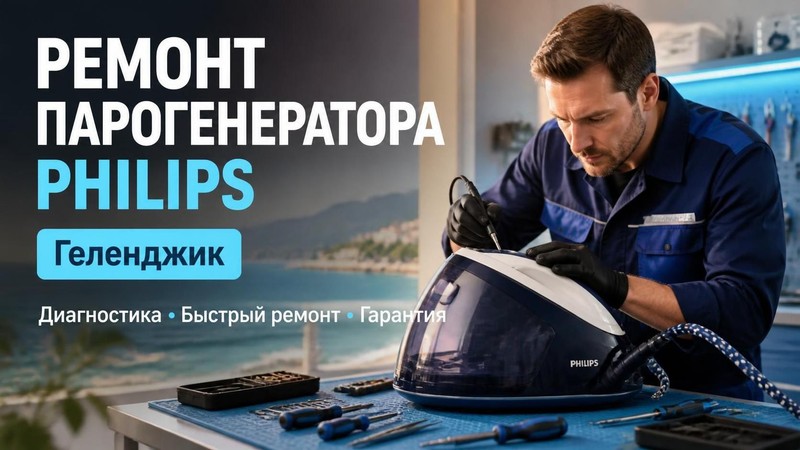 Ремонт парогенератора Philips