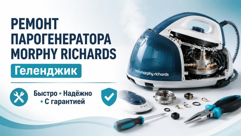 Ремонт парогенератора Morphy Richards