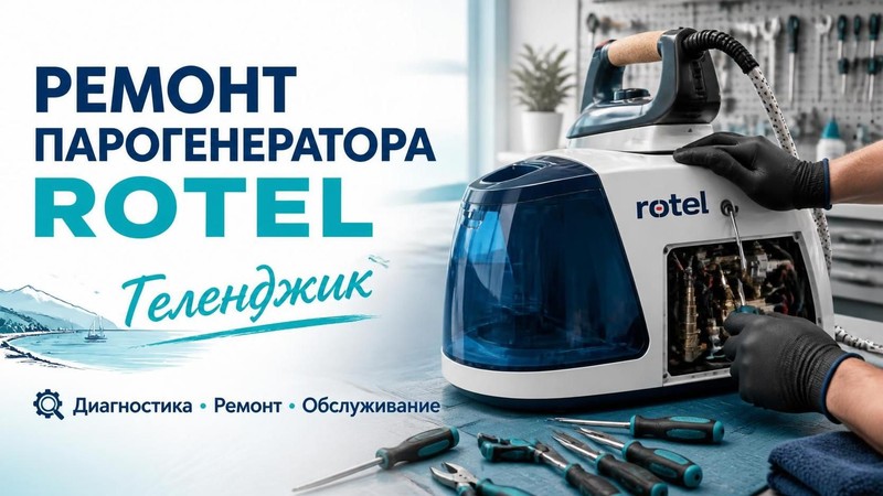 Ремонт парогенератора Rotel