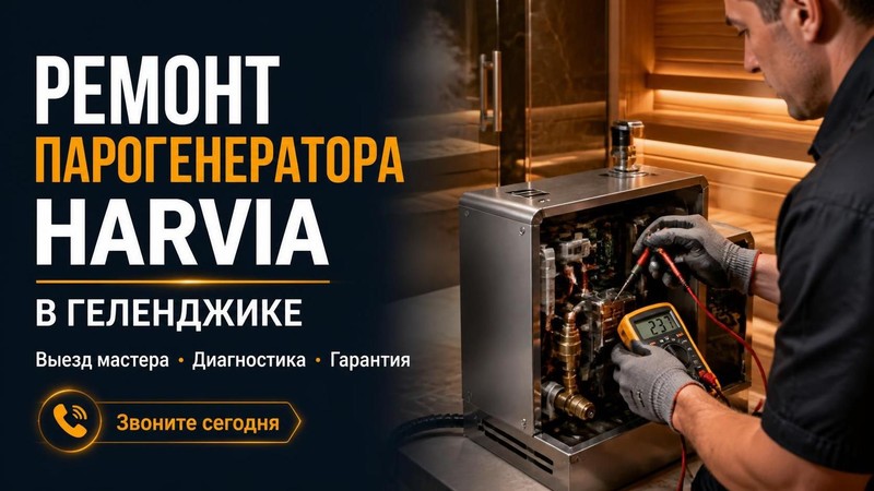 Ремонт парогенератора Harvia