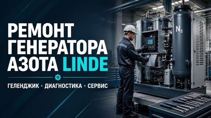 Ремонт генератора азота Linde