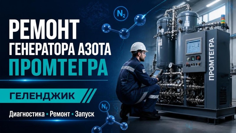 Ремонт генератора азота ПРОМТЕГРА