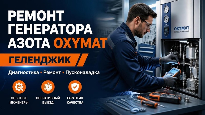 Ремонт генератора азота Оксимат