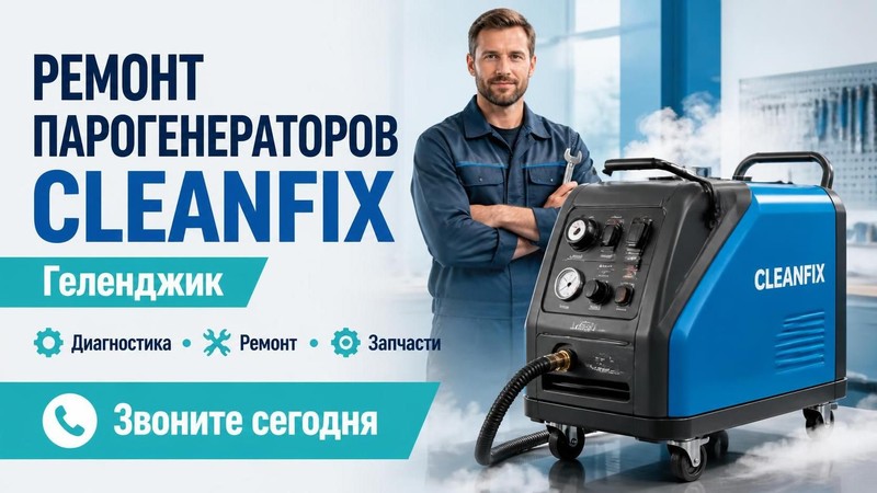 Ремонт парогенератора Cleanfix
