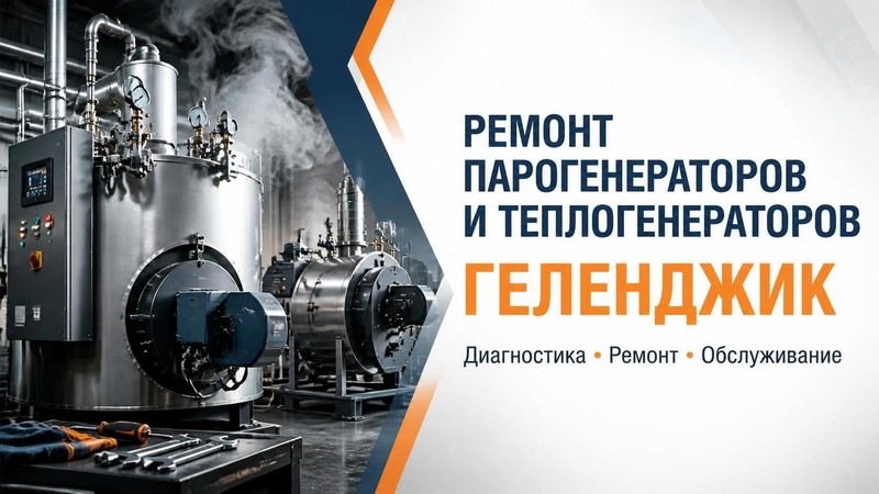Ремонт парогенератора и теплогенератора