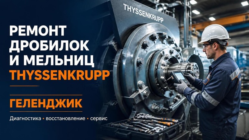 Ремонт дробилок и мельниц Thyssenkrupp — Евгений, фото