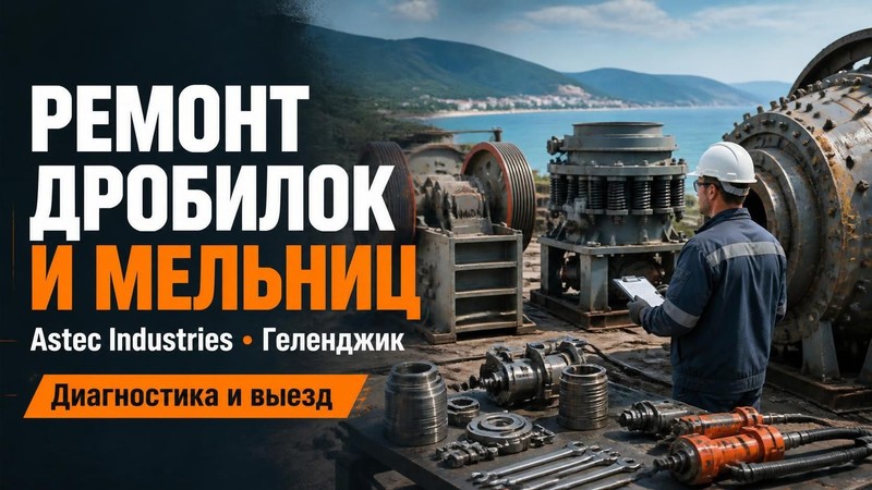 Ремонт дробилок и мельниц Astec Industries