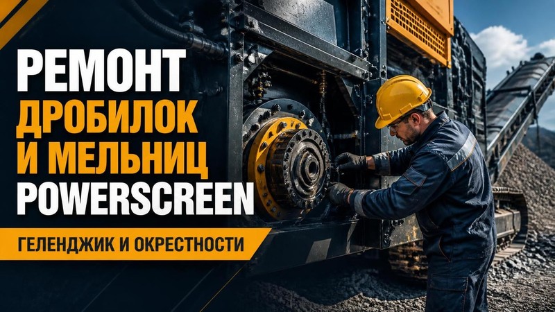 Ремонт дробилок и мельниц Powerscreen — Олег, фото