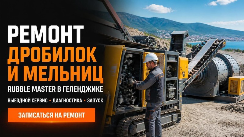 Ремонт дробилок и мельниц Rubble Master — Сергей, фото
