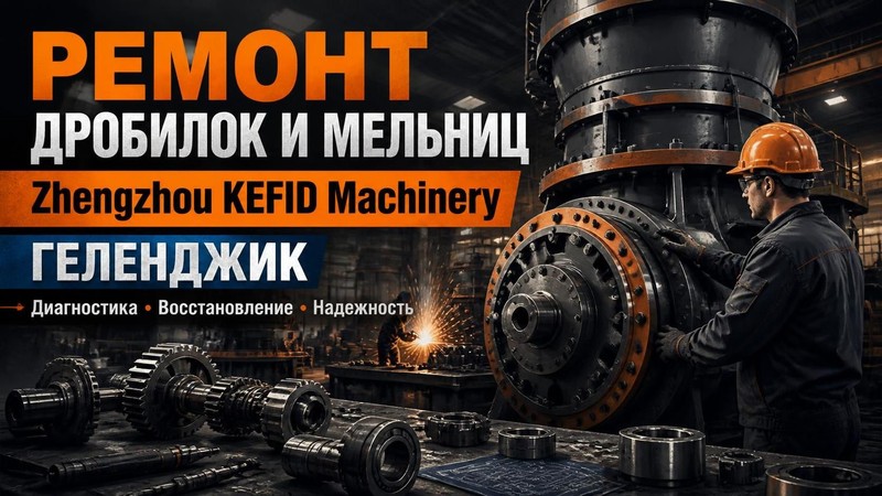 Ремонт дробилок и мельниц Zhengzhou KEFID Machinery