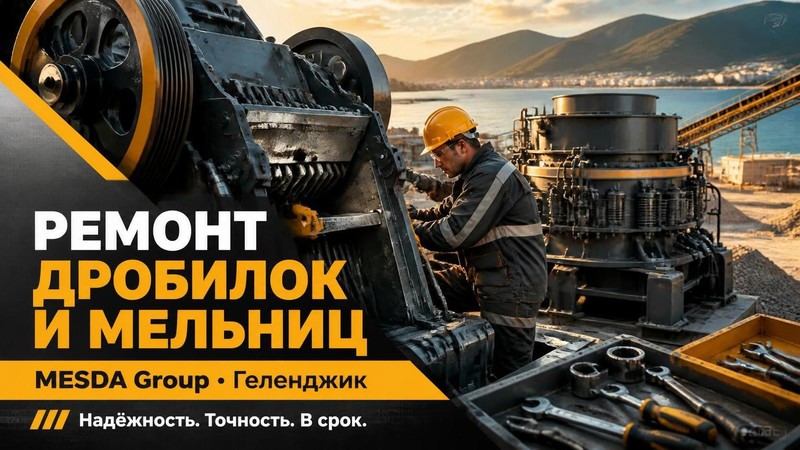 Ремонт дробилок и мельниц MESDA Group