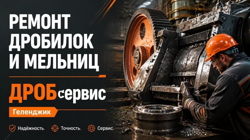 Ремонт дробилок и мельниц ДРОБсервис