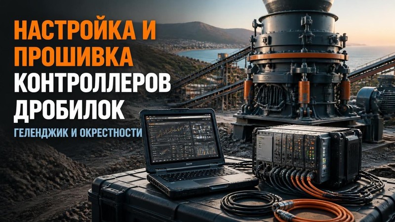 Настройка и прошивка контроллеров дробилок