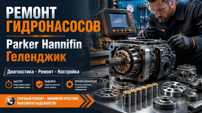 Ремонт гидронасосов Parker Hannifin