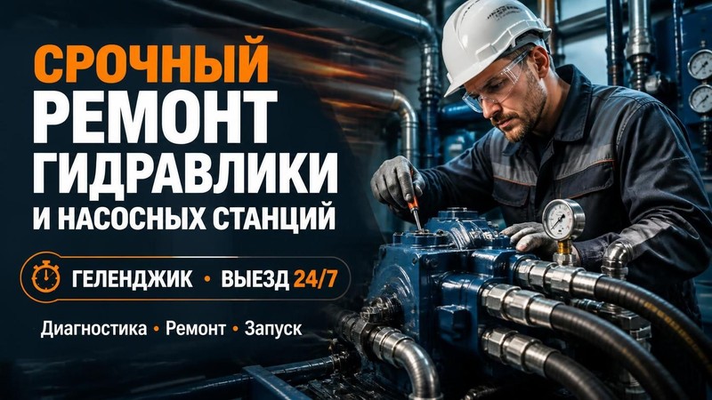 Срочный ремонт гидравлики и насосных станций