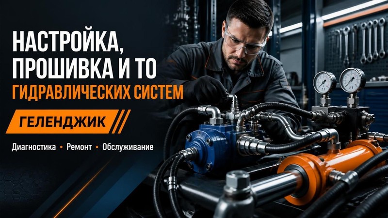 Настройка, прошивка и ТО гидравлических систем