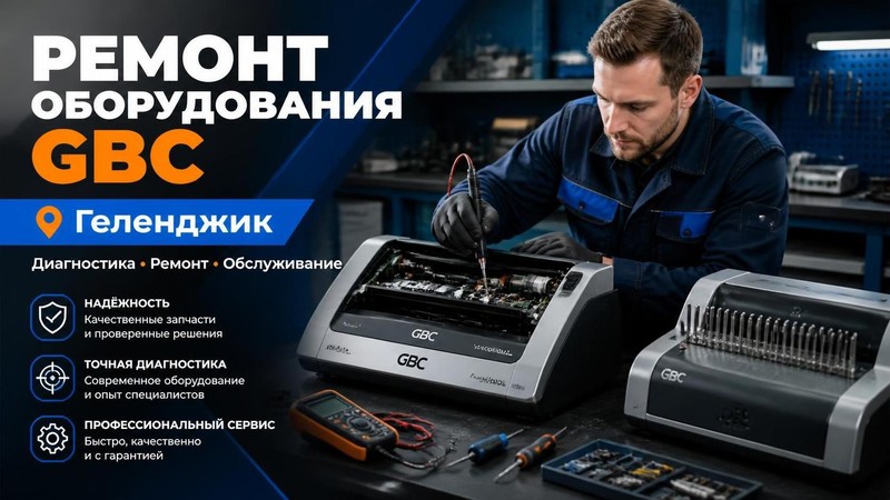 Ремонт полиграфического оборудования GBC — Михаил, фото