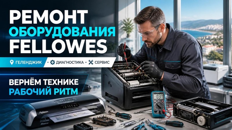 Ремонт полиграфического оборудования Fellowes — Дмитрий, фото