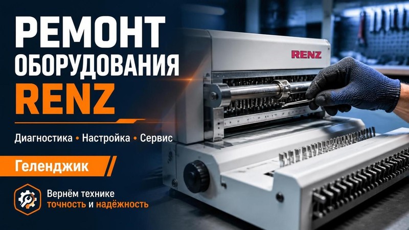 Ремонт полиграфического оборудования Renz — Евгений, фото
