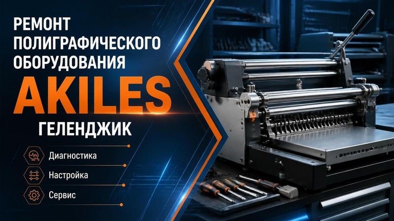 Ремонт полиграфического оборудования Akiles — Олег, фото