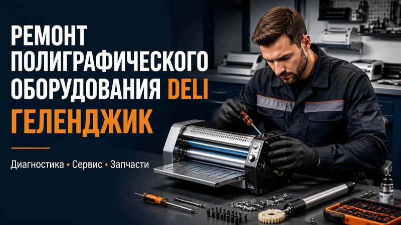 Ремонт полиграфического оборудования DELI — Владимир, фото