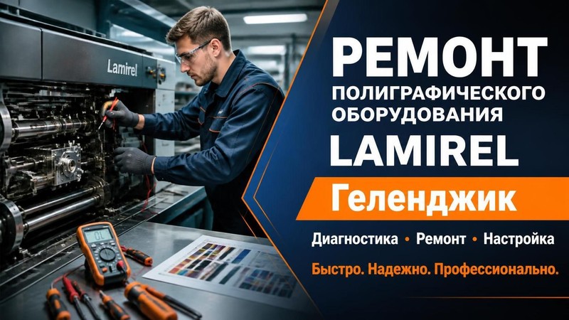 Ремонт полиграфического оборудования Lamirel — Владимир, фото