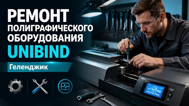 Ремонт полиграфического оборудования Unibind — Алексей, фото