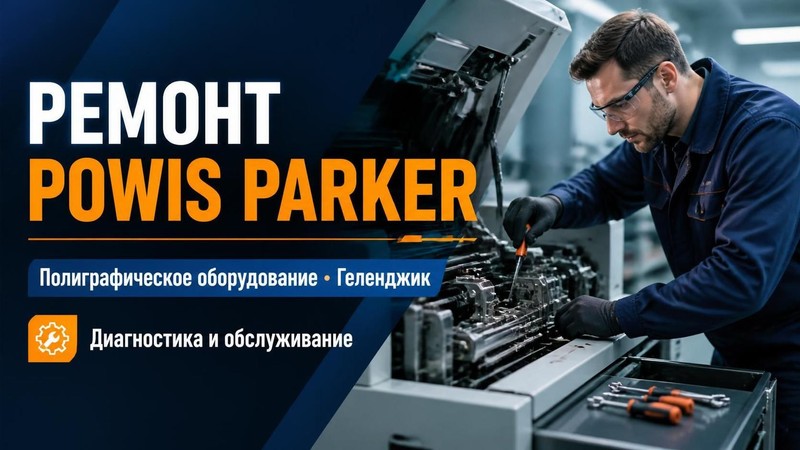Ремонт полиграфического оборудования Powis Parker — Николай, фото