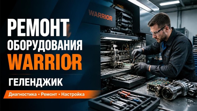 Ремонт полиграфического оборудования Warrior — Игорь, фото